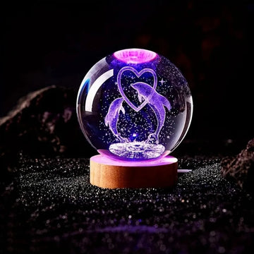 3D Crystal Ball Lamp