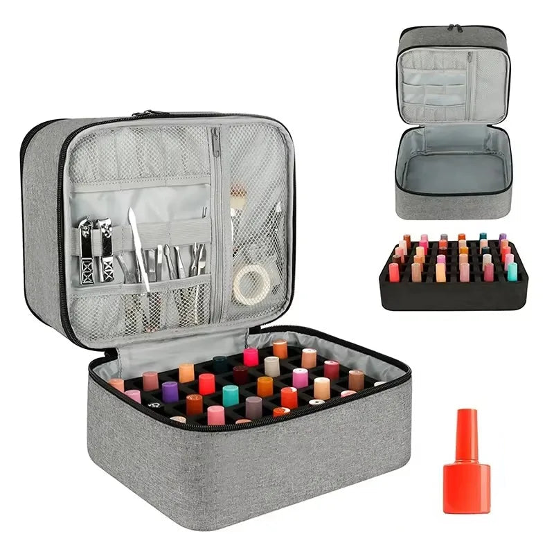 Portable Double-Layer Organizer Bag