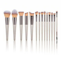 14-Piece Premium Synthetic Makeup Brush Set