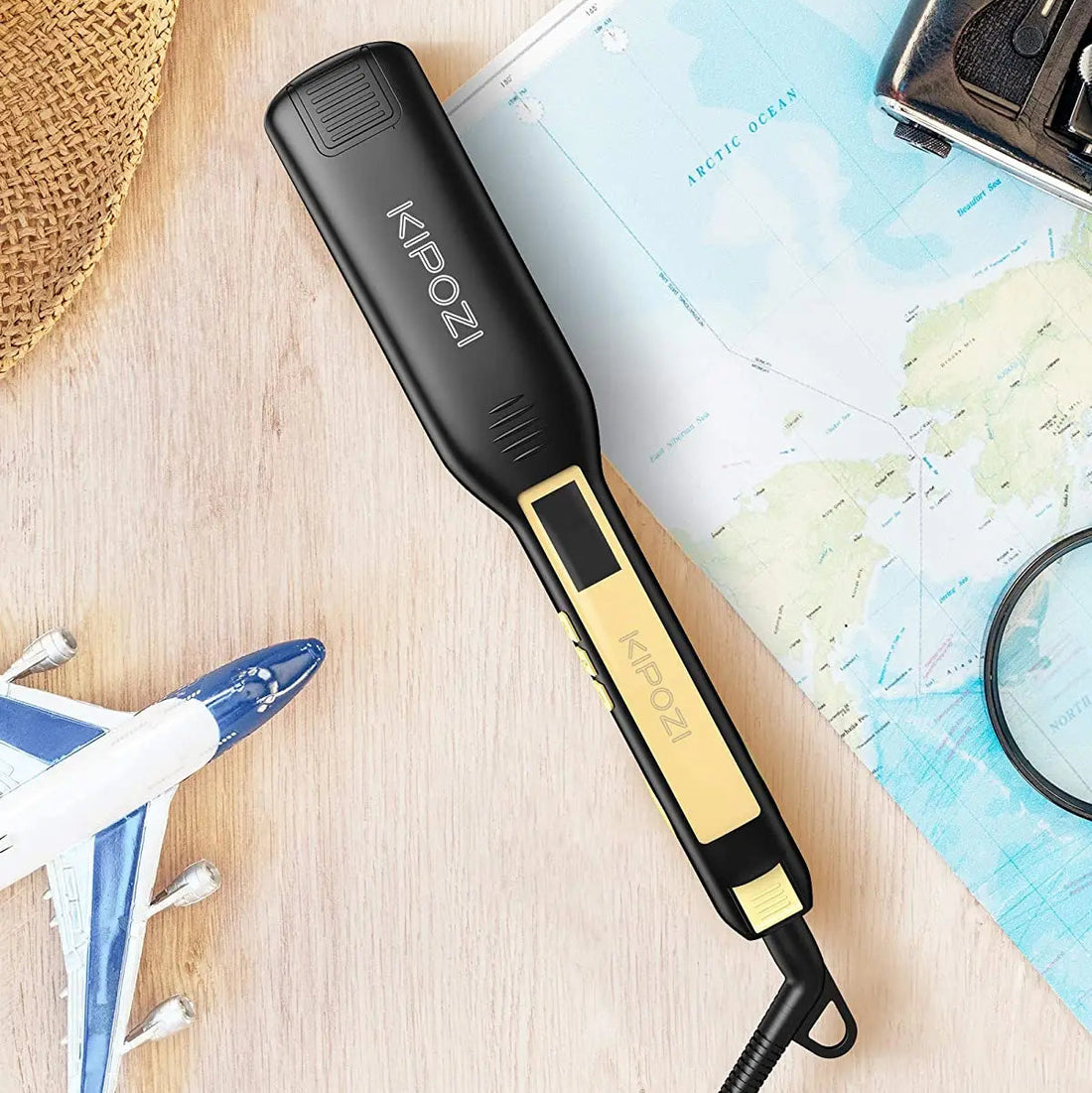 Titanium Flat Iron Hair Straightener