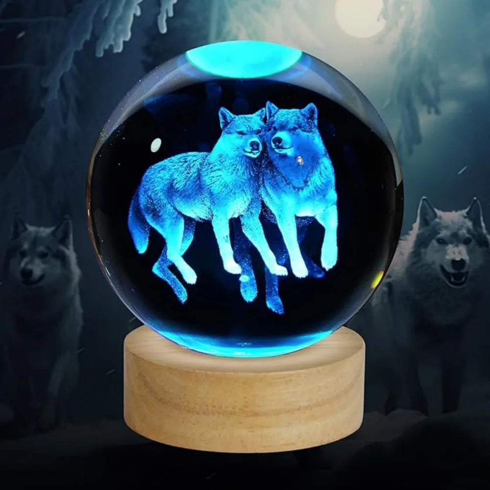 3D Crystal Ball Lamp