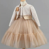 New 1 Girl Princess Coat  Dress