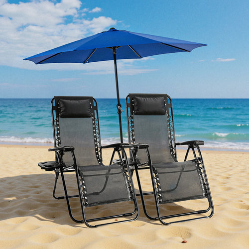 Portable Recliner Chair With Cup Holder
