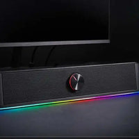 Computer Speaker With Dynamic Lighting Bar