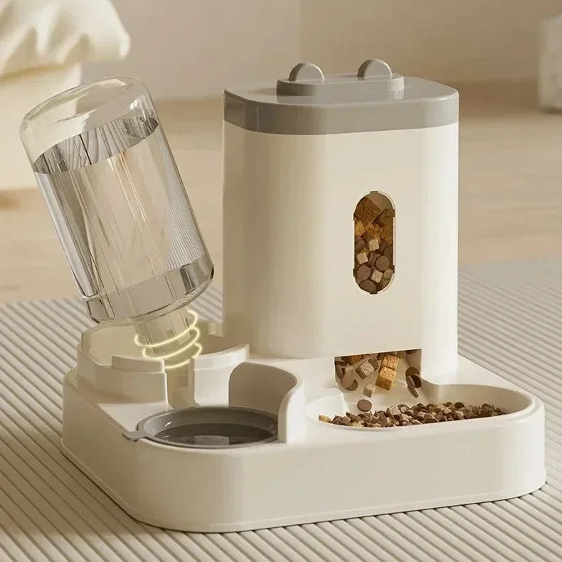 Food Bowl With Water Fountain