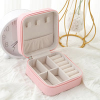 Travel Leather Jewelry Box