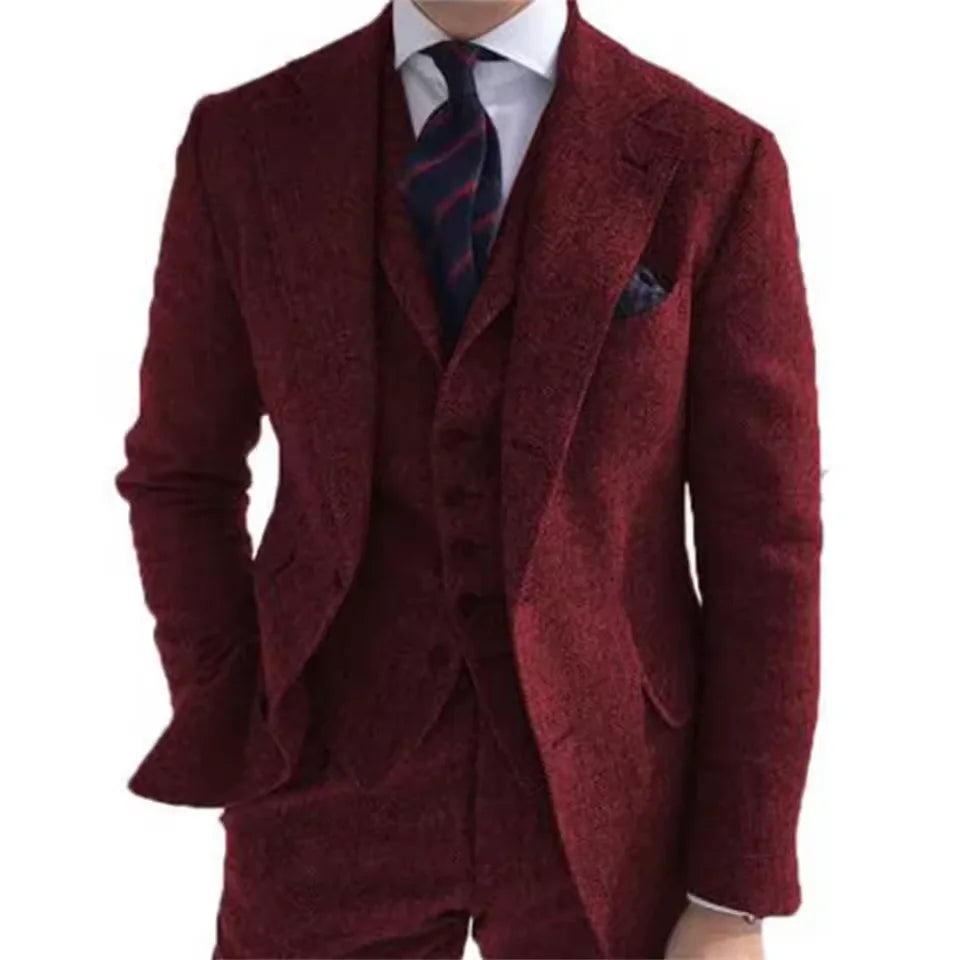 New Wool Men Suit's For Wedding