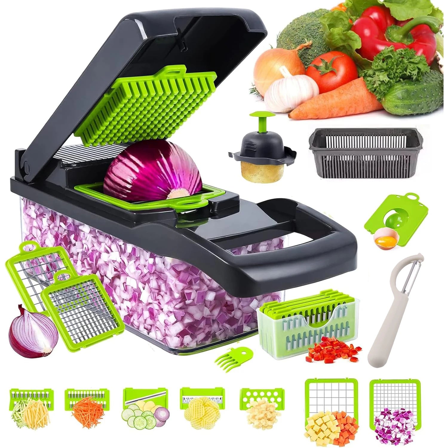 16 x 1 Kitchen Multifunctional Chopper