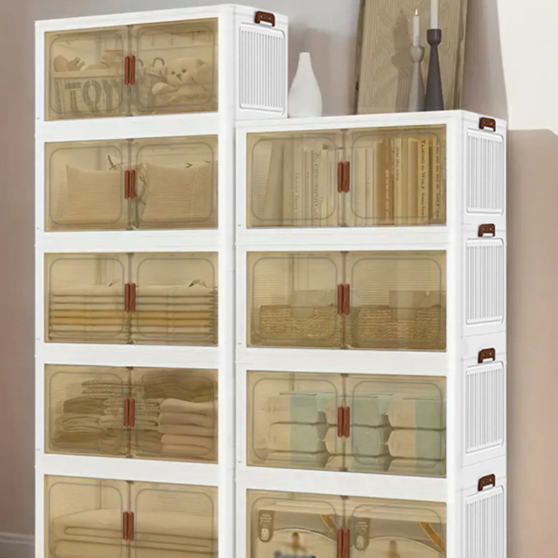 4 layer Plastic Storage Bins With Lids