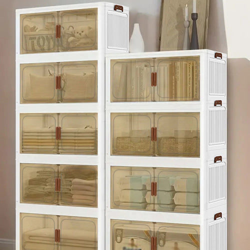 4 layer Plastic Storage Bins With Lids