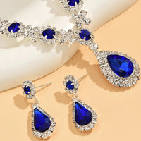 3 Pieces Of Necklace With Earrings Set