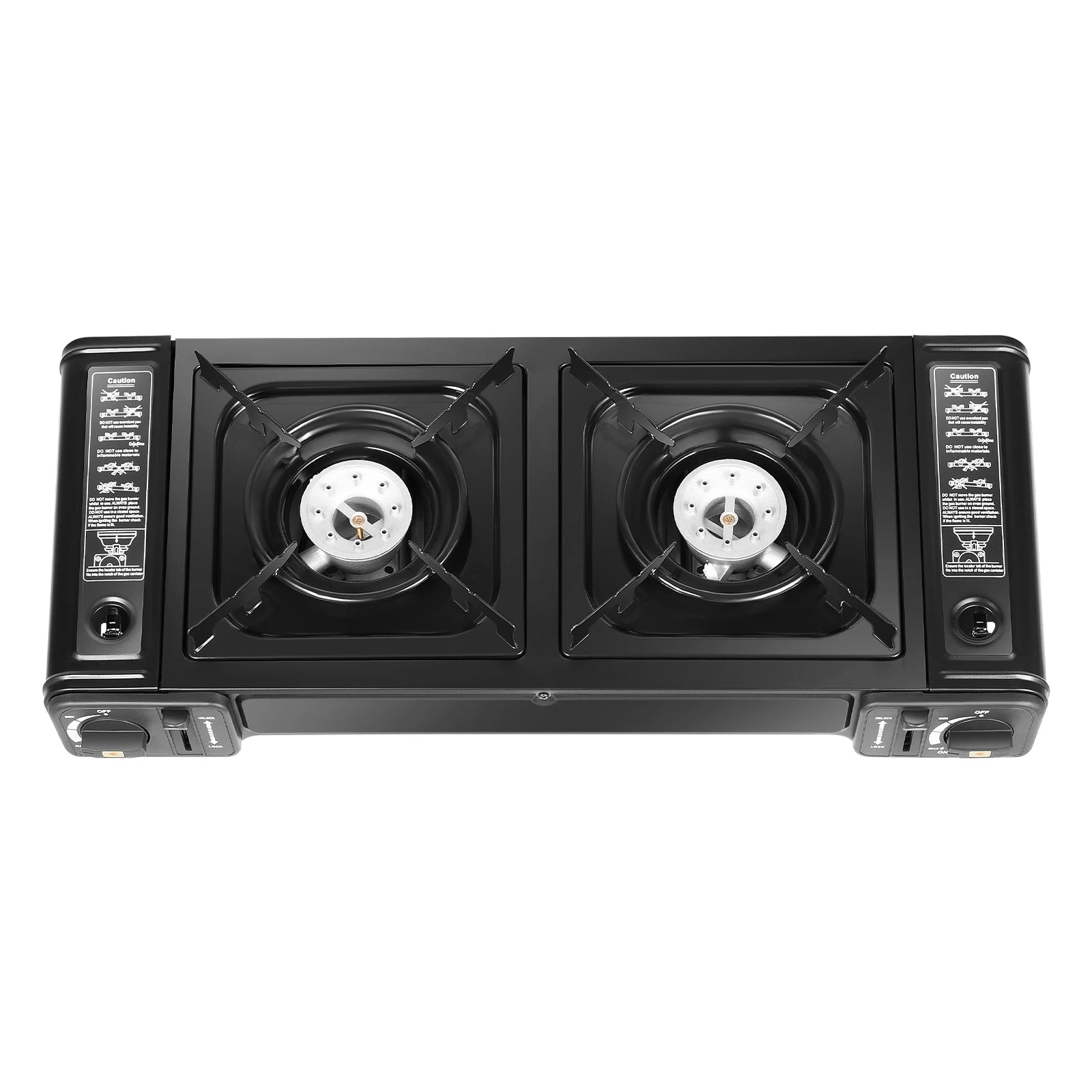 Double Head BBQ Gas stove with Baking Tray