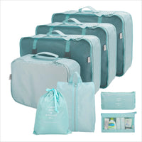 Waterproof Packing Cubes 8pc Set