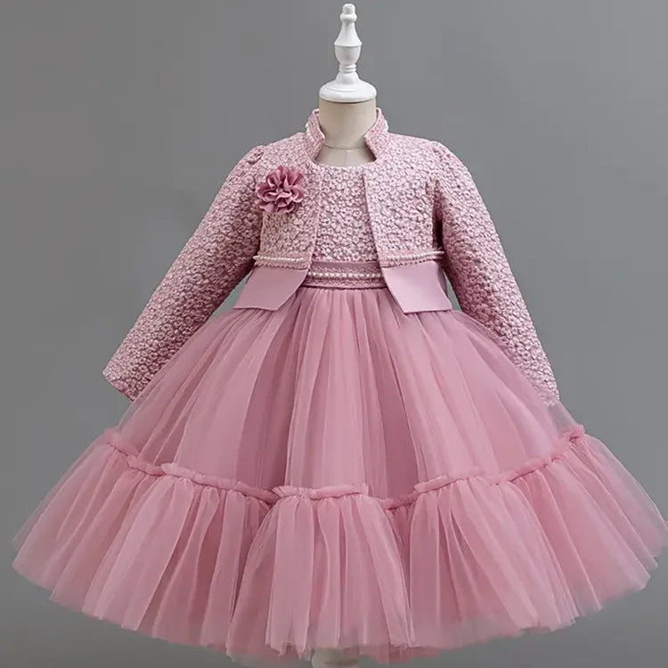 New 1 Girl Princess Coat  Dress