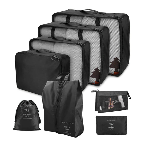 Waterproof Packing Cubes 8pc Set