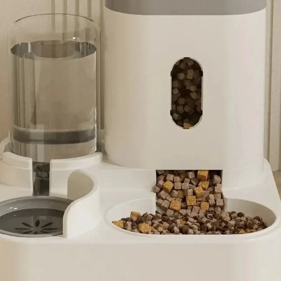 Food Bowl With Water Fountain