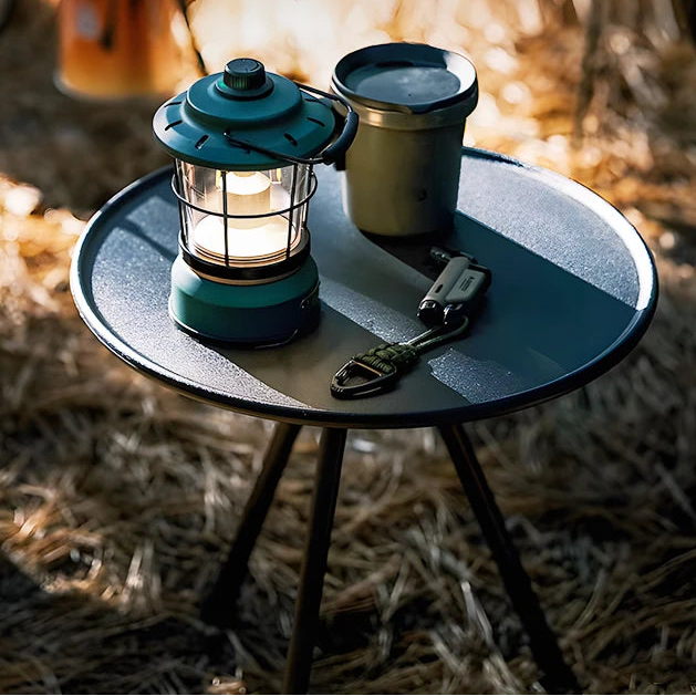 Outdoor Round Table With Mesh Bag