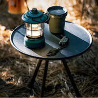 Outdoor Round Table With Mesh Bag