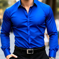Men Long Sleeve Dress Shirt