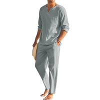 Men Summer Cotton 2 Pieces Set