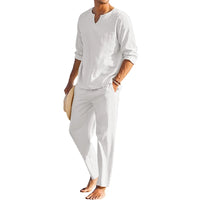 Men Summer Cotton 2 Pieces Set
