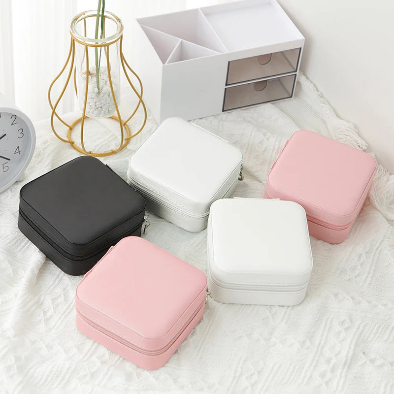 Travel Leather Jewelry Box