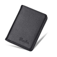 Men Vertical PU Leather Wallet