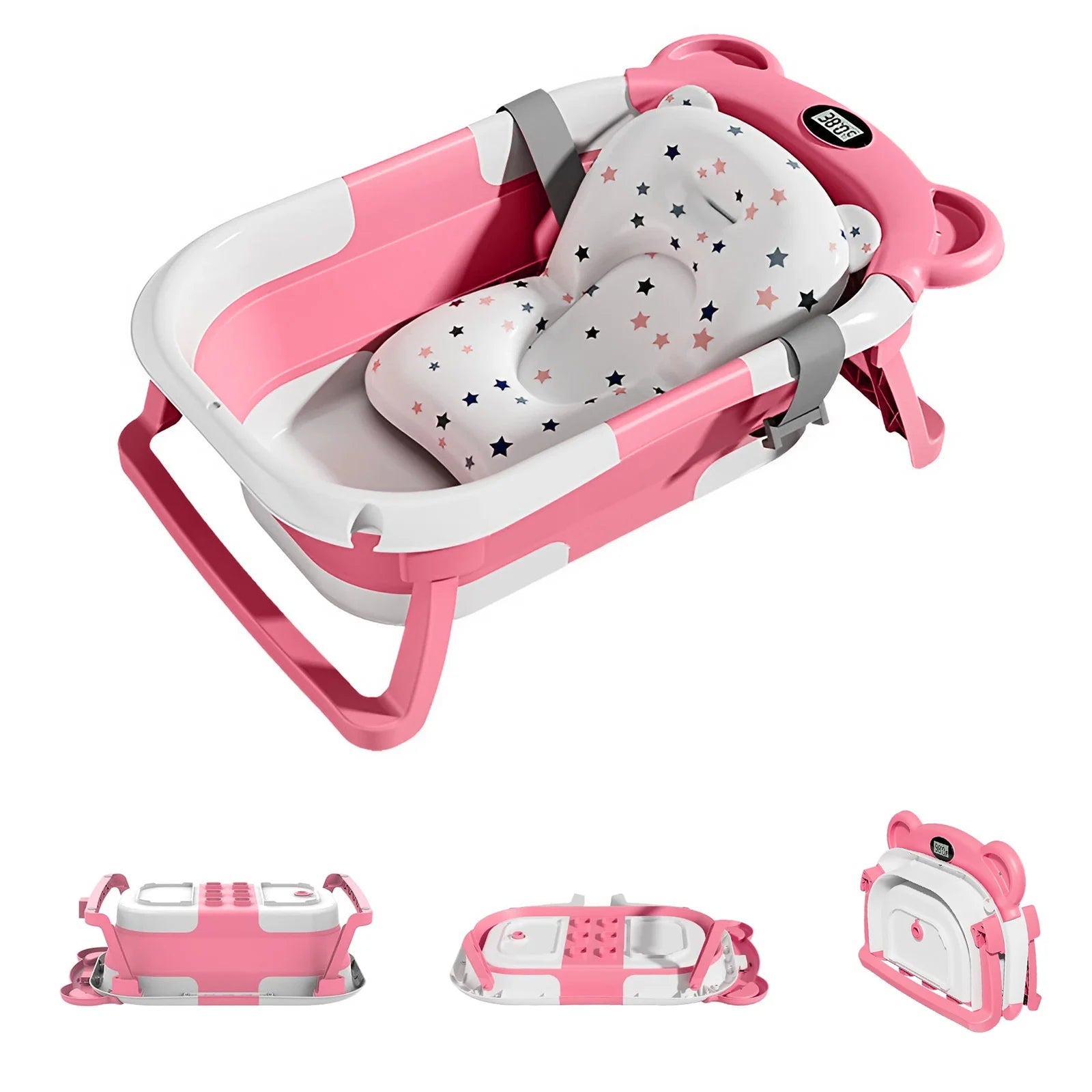 Portable Travel Bathtub With Thermometer