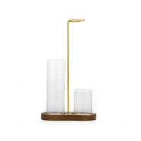 2 in 1 Anti-Ash Flying Incense Burne with Glass Ash