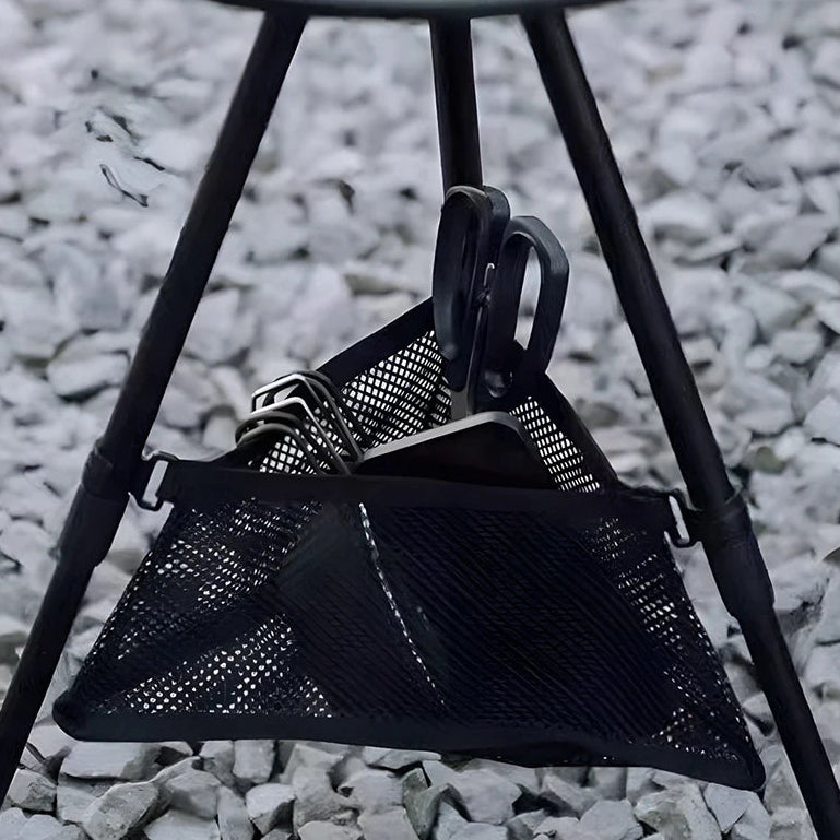 Outdoor Round Table With Mesh Bag