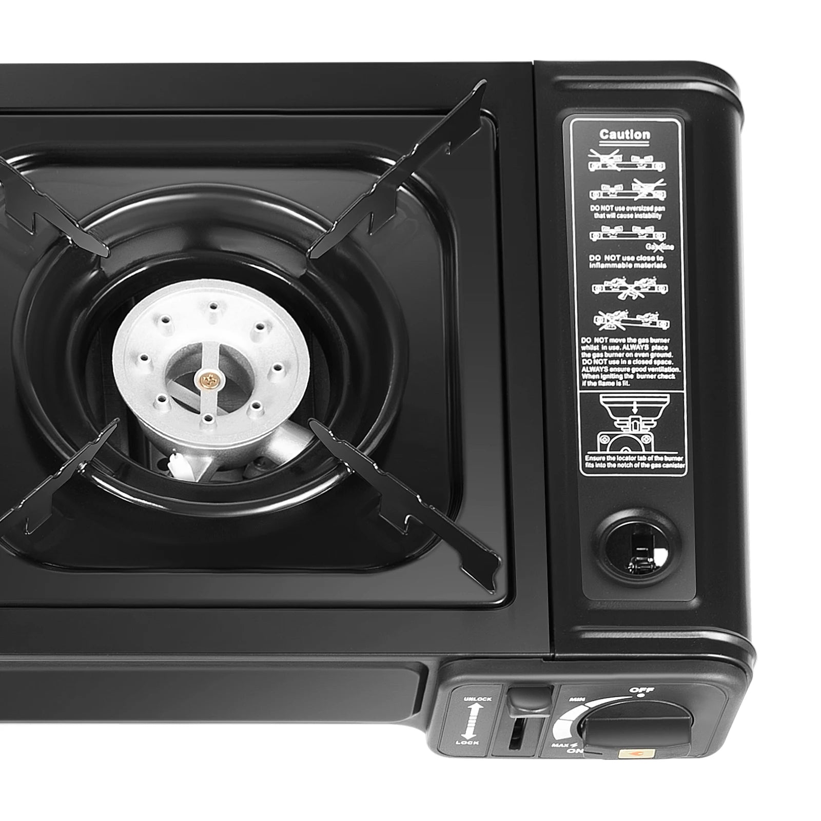 Double Head BBQ Gas stove with Baking Tray
