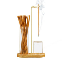 2 in 1 Anti-Ash Flying Incense Burne with Glass Ash