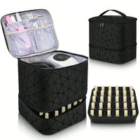 Portable Double-Layer Organizer Bag