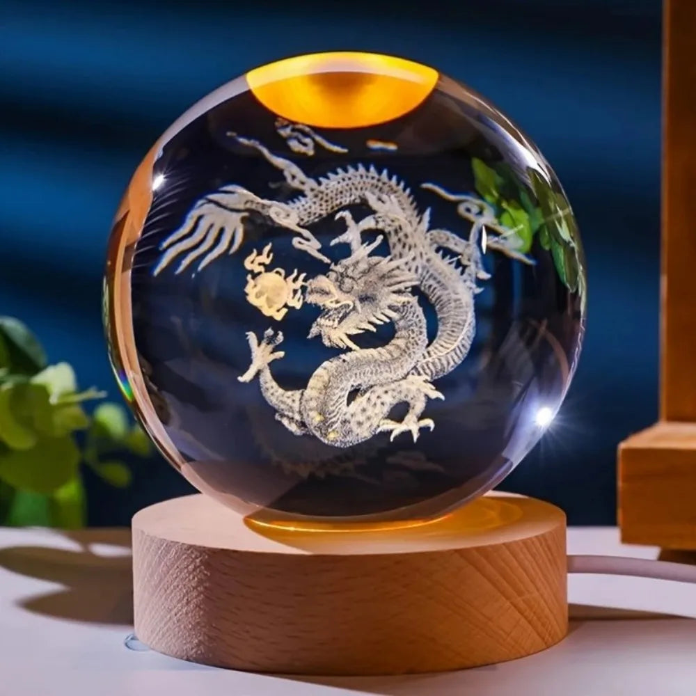 3D Crystal Ball Lamp
