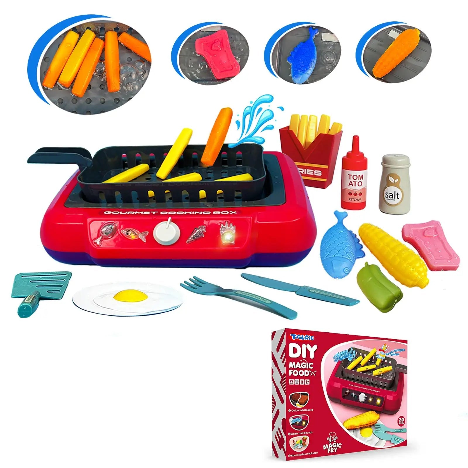 Food Fryer Pretend Play Toys