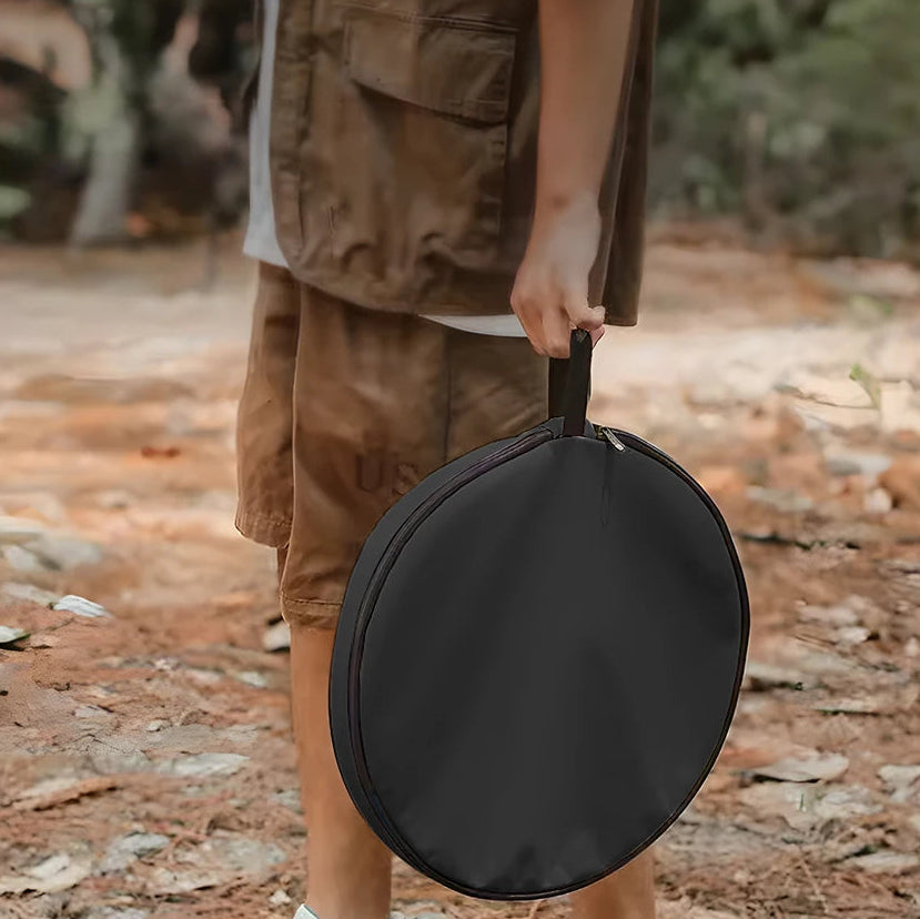 Outdoor Round Table With Mesh Bag