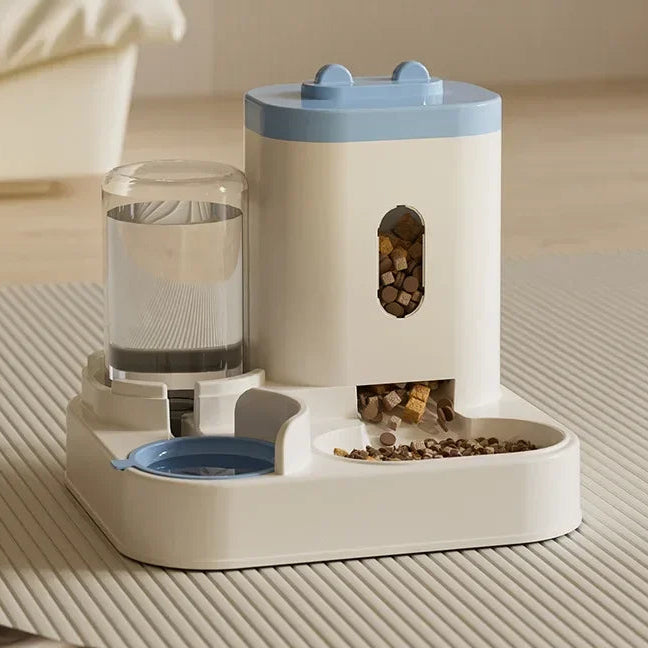 Food Bowl With Water Fountain