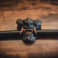 Oni Katana Mask Wall Holder