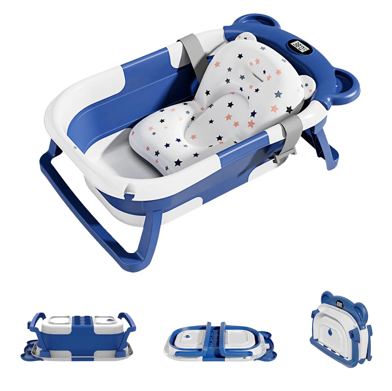Portable Travel Bathtub With Thermometer
