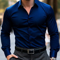 Men Long Sleeve Dress Shirt