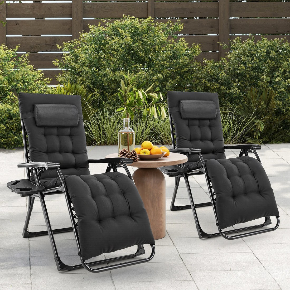 Portable Recliner Chair With Cup Holder