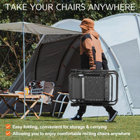 Portable Recliner Chair With Cup Holder