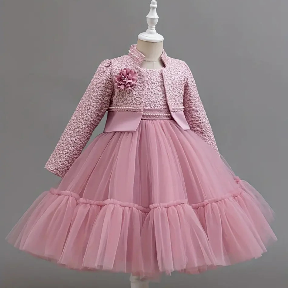 New 1 Girl Princess Coat  Dress