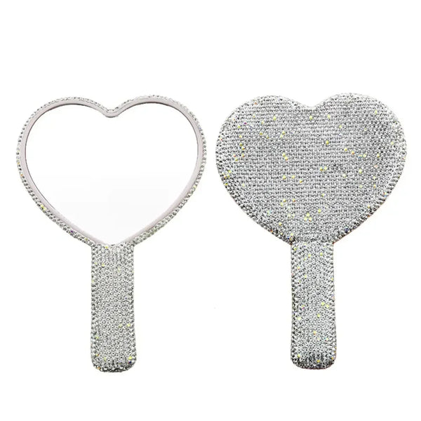 Diamond Handheld Makeup Mirror