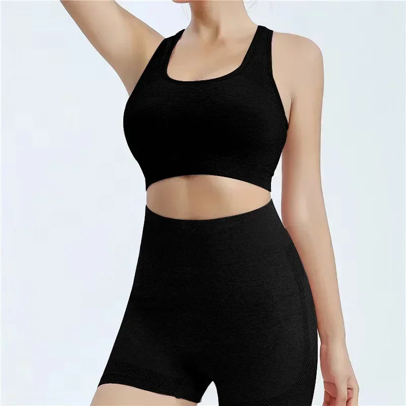 Gym Shorts Set For  Women