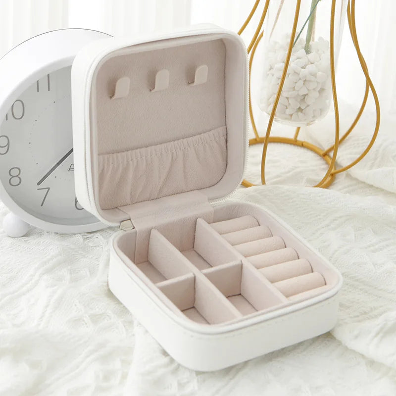 Travel Leather Jewelry Box