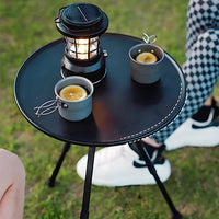 Outdoor Round Table With Mesh Bag
