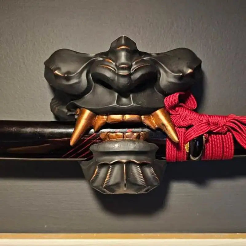 Oni Katana Mask Wall Holder