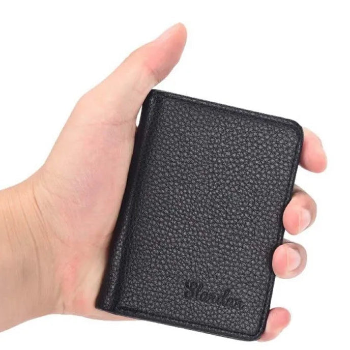 Men Vertical PU Leather Wallet