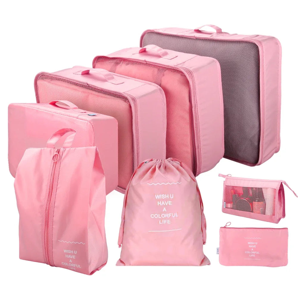 Waterproof Packing Cubes 8pc Set
